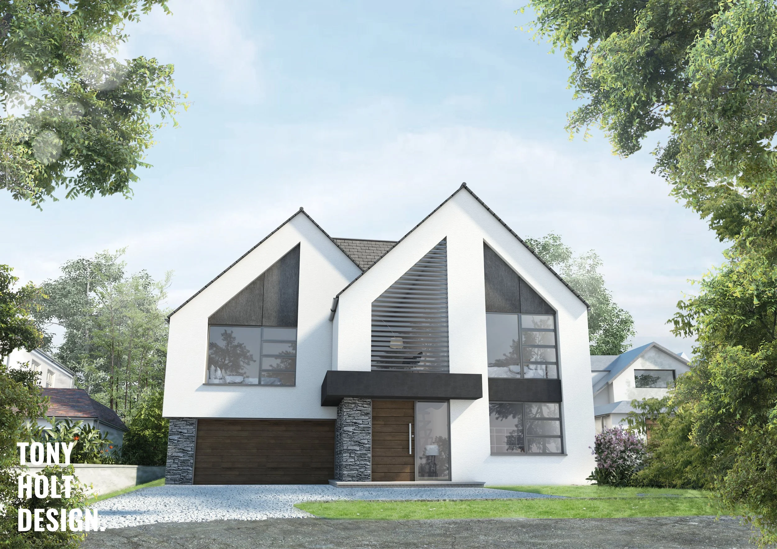 PLANNING GRANTED : SELF BUILD REPLACEMENT DWELLING IN CONSERVATION AREA, BROMLEY, KENT