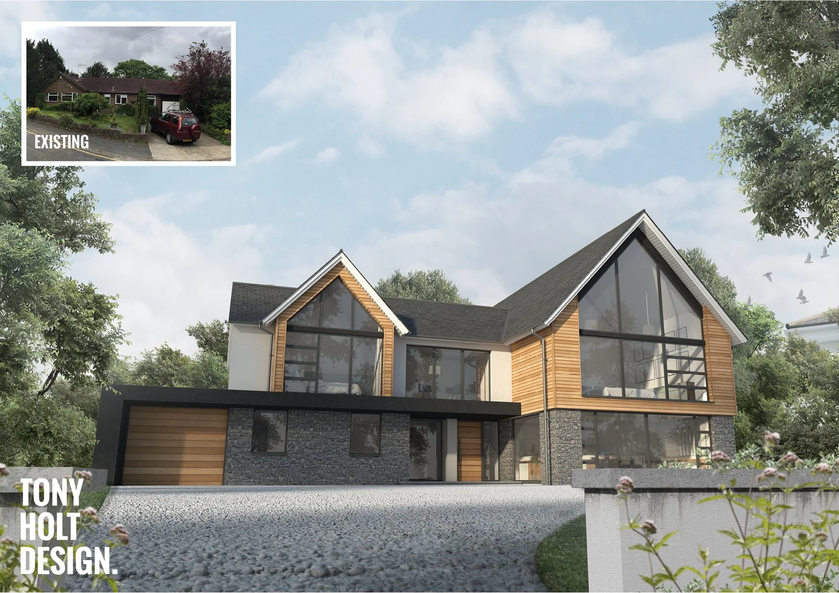 PLANNING GRANTED : SELF BUILD REMODEL IN CROYDON, SURREY