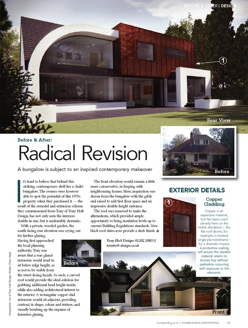 Tony Holt Design Project in Home Building & Renovating Magazine