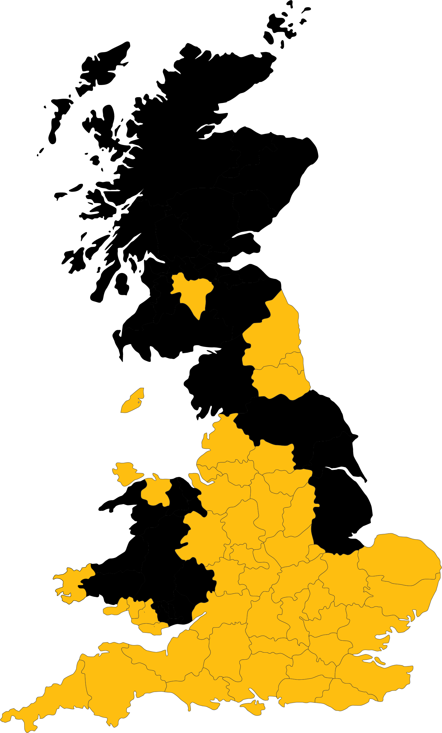 Map showing areas where tony holt design ciat practice have previously worked