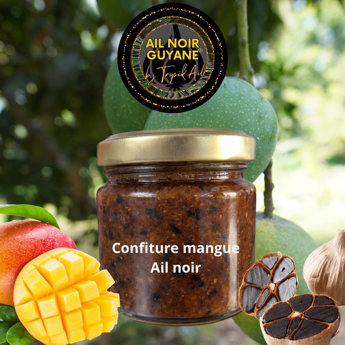 Confiture Mangue - Ail Noir