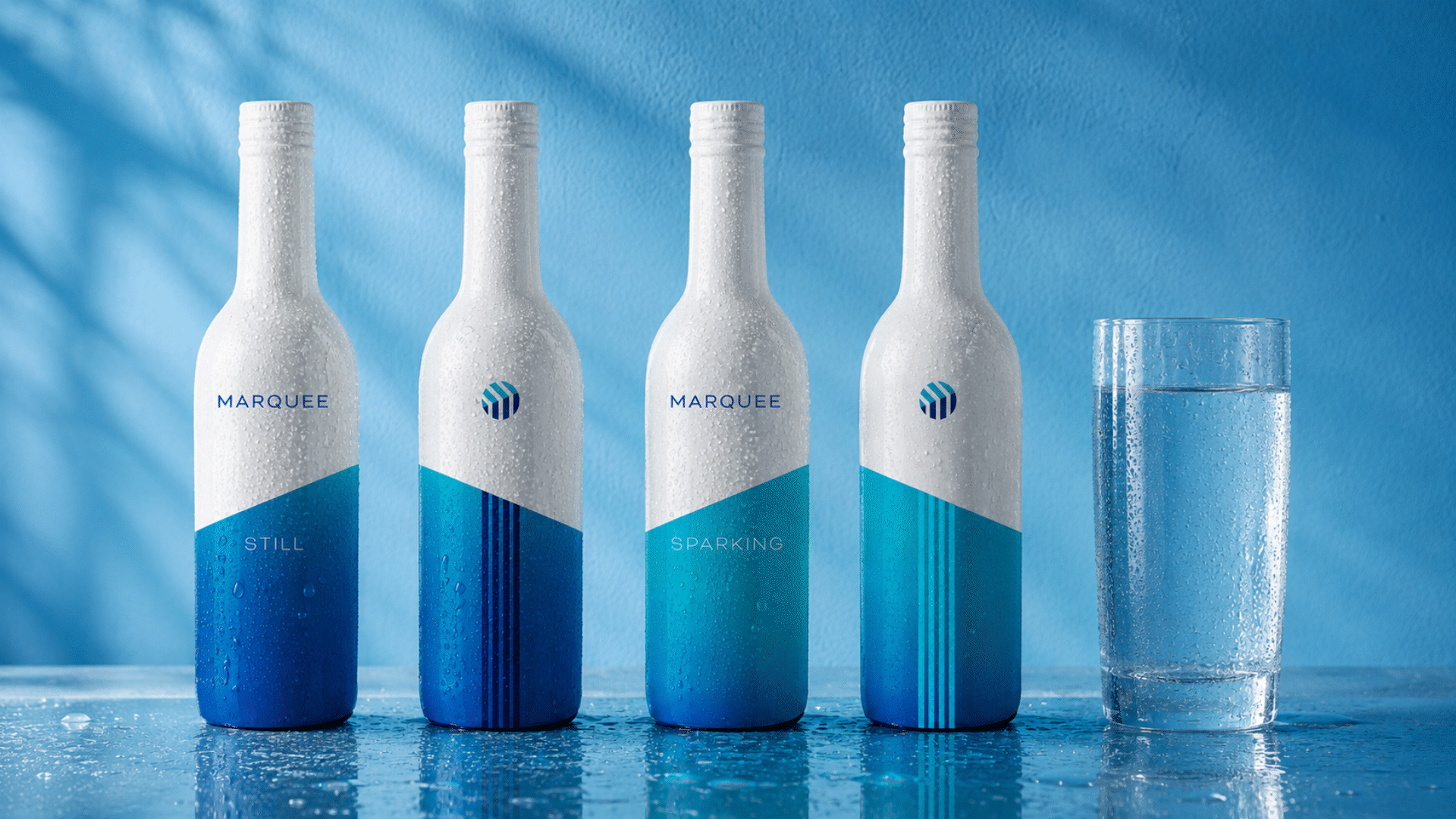 Marquee Bottled Water and Glass.png