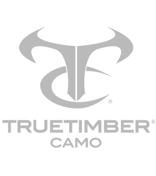 Logo with a stylized deer head design and the text 'TRUETIMBER CAMO'