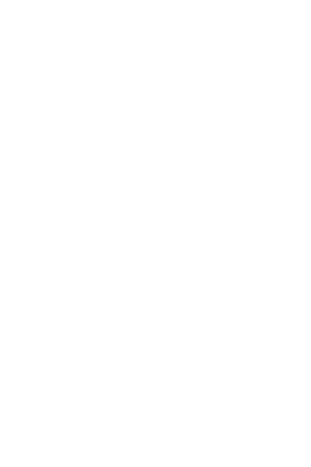 Black and white illustration of a deer skull with antlers.