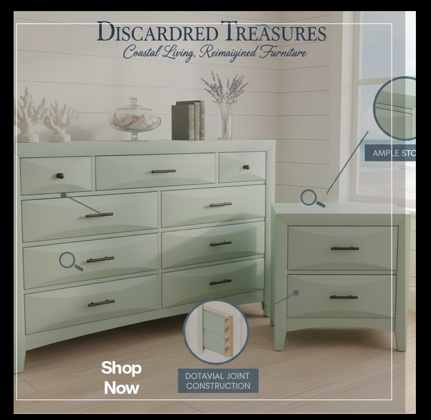 2 Piece Dresser Set
