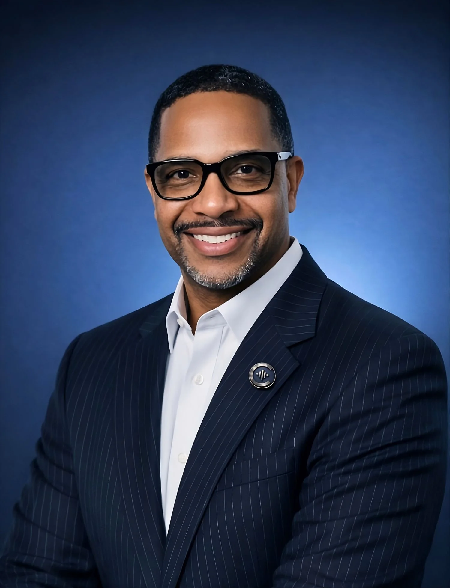 Crispus Larché, founder and president of Clarity AV Group, Atlanta-based audio-visual production and event logistics director.