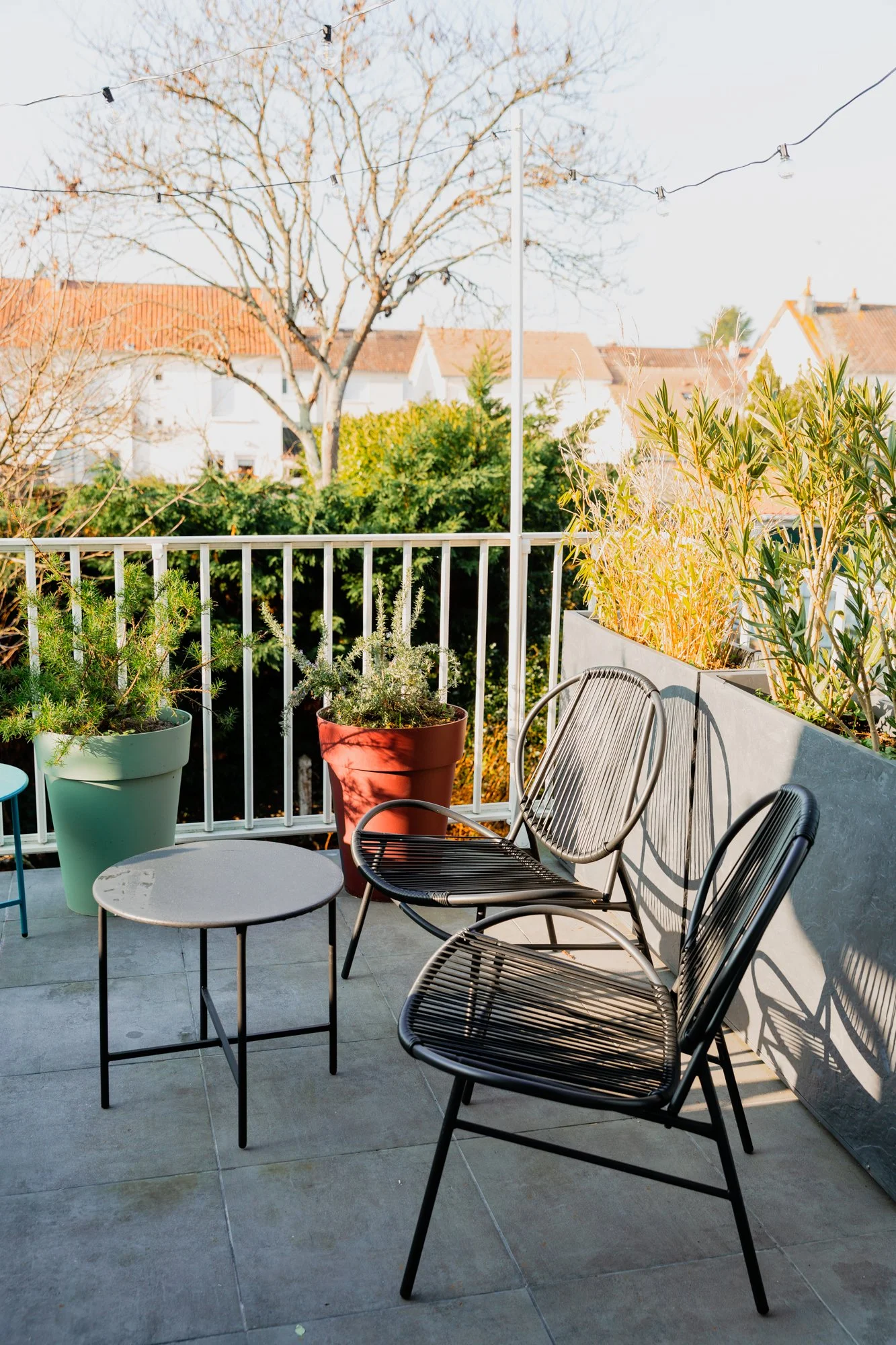 terrasse spacieuse accessible depuis le 1er étage 