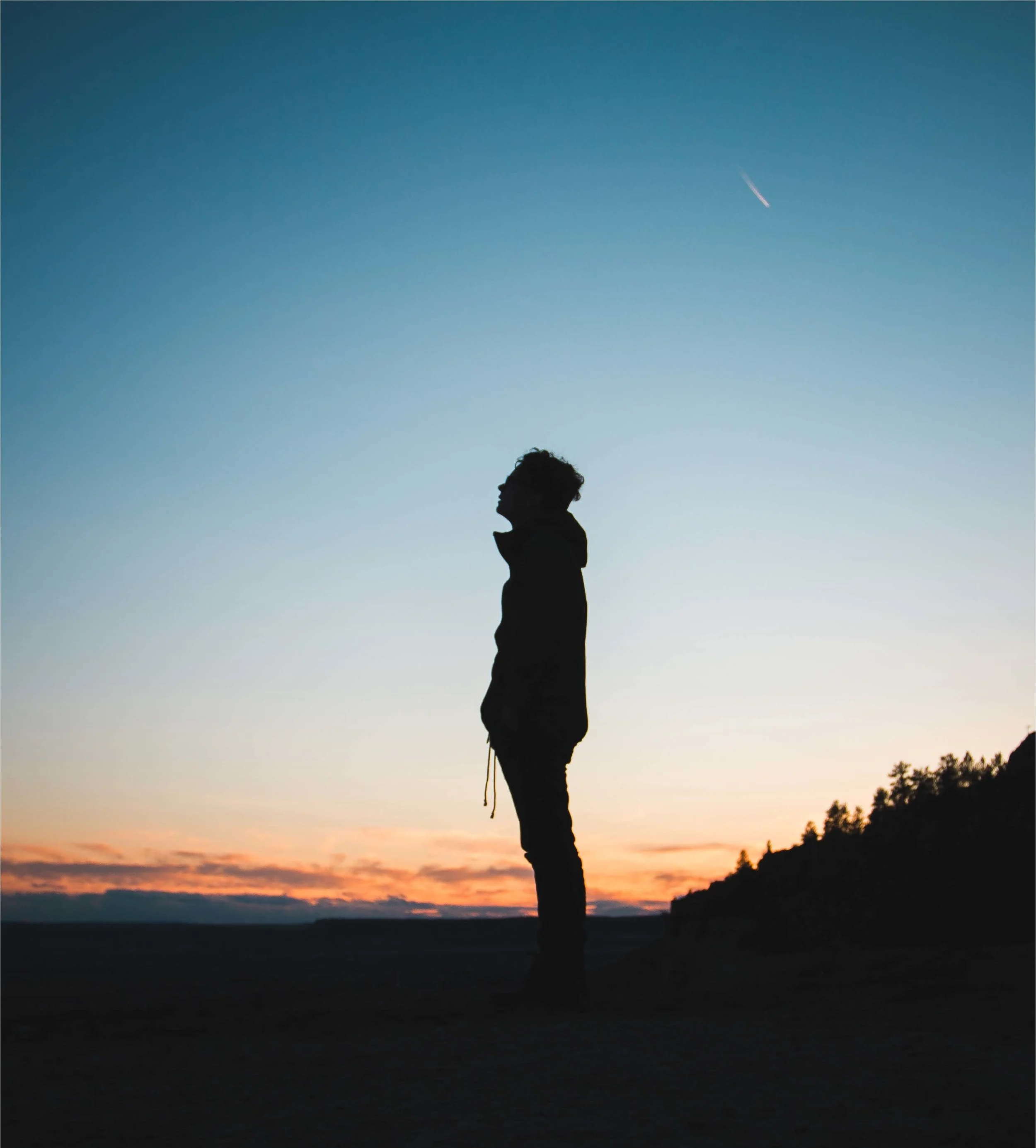 Høyt oppe.Naturen, lyset og utsynet gir store opplevelser i hverdagen.