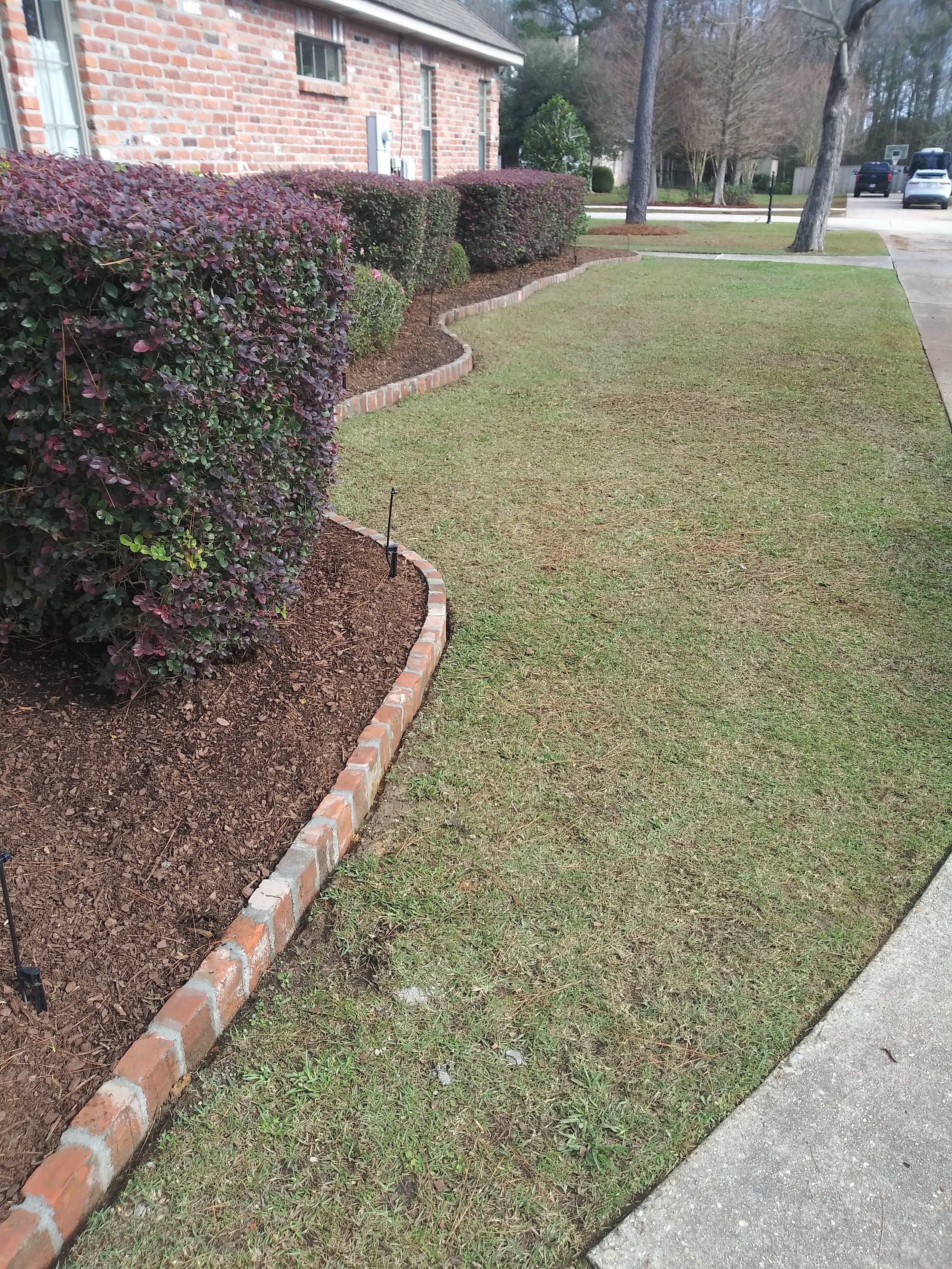 brick border installation