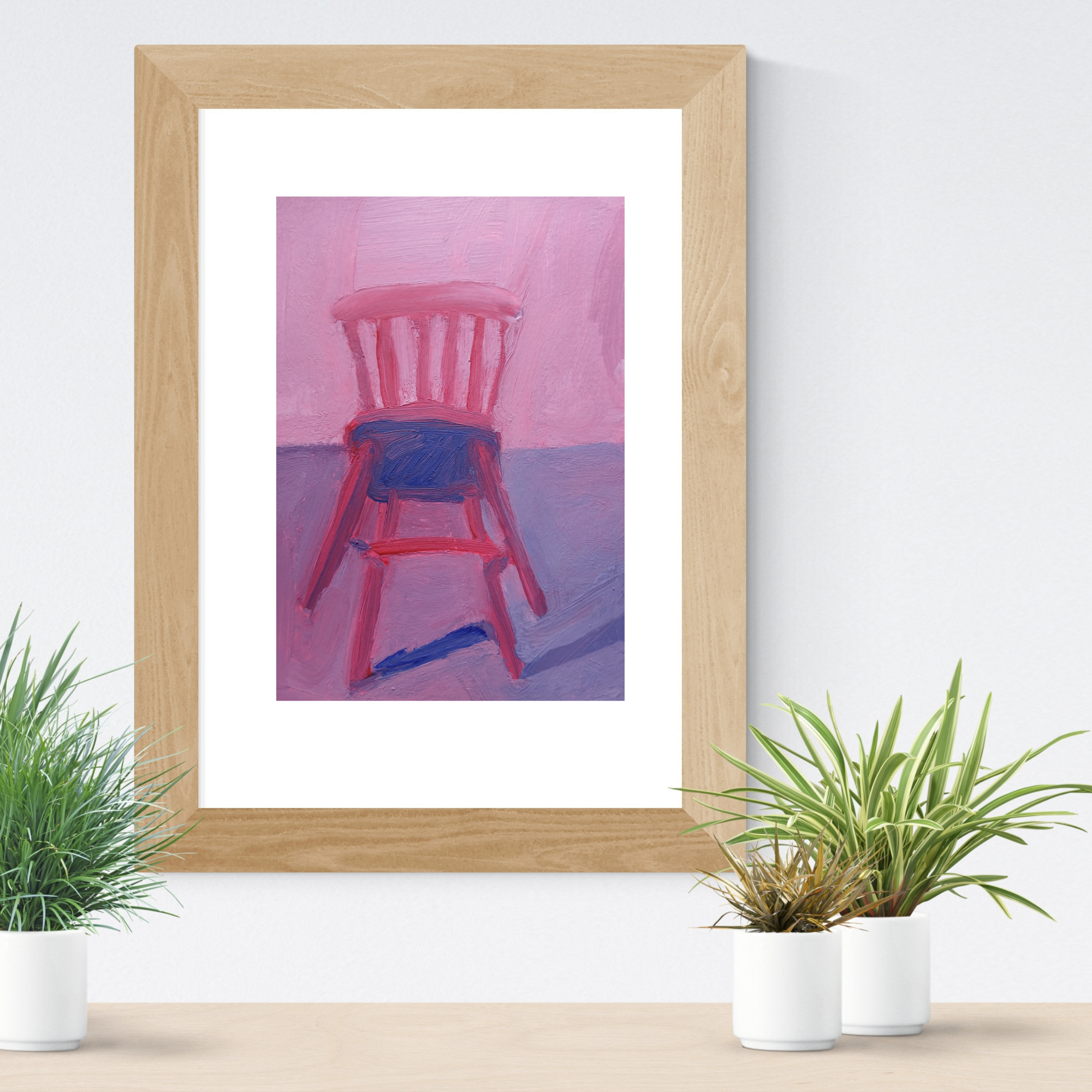 red white and blue chair painting in acrylic on paper by joanne headington5.png