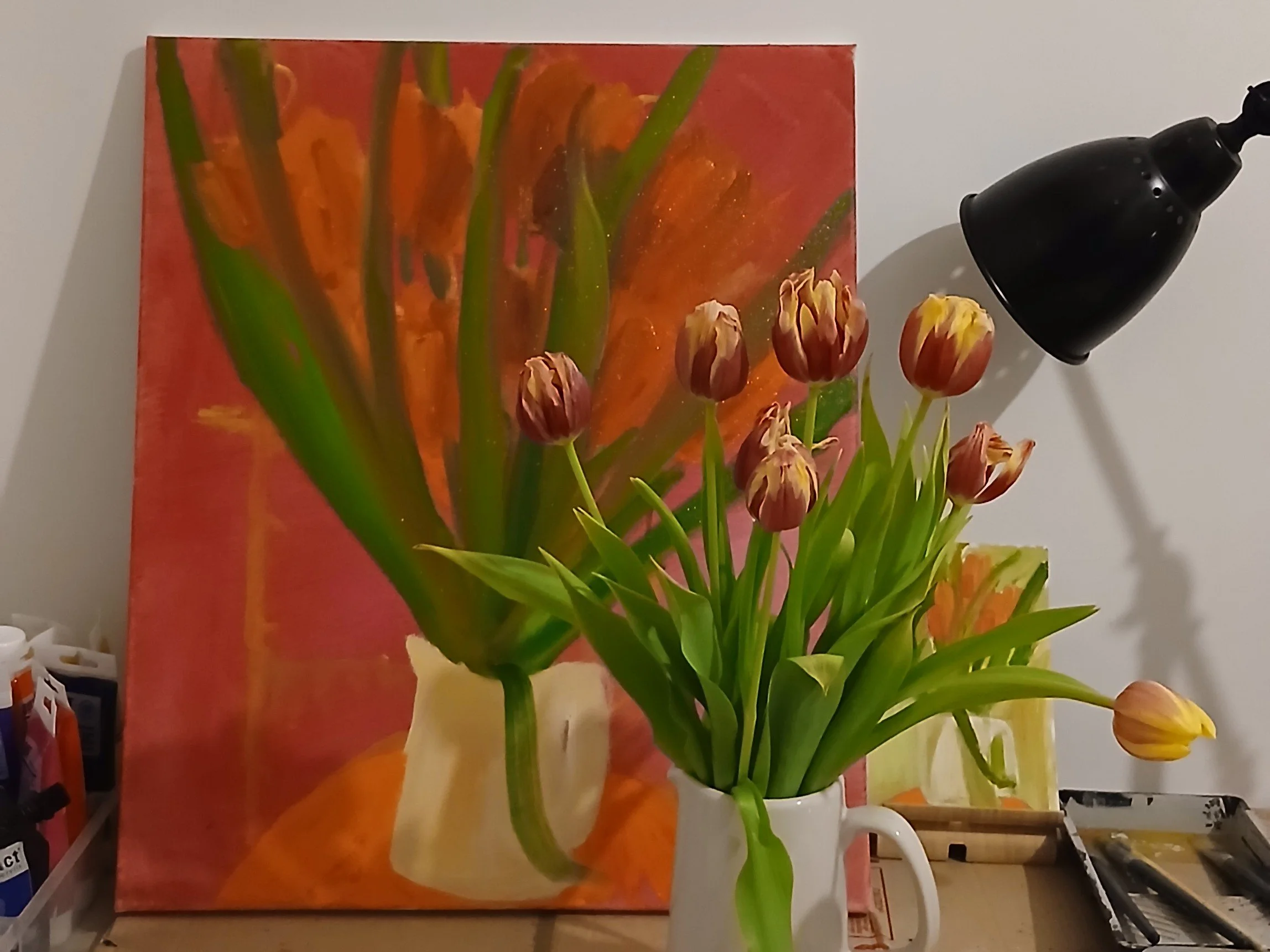 Why am I painting flowers?