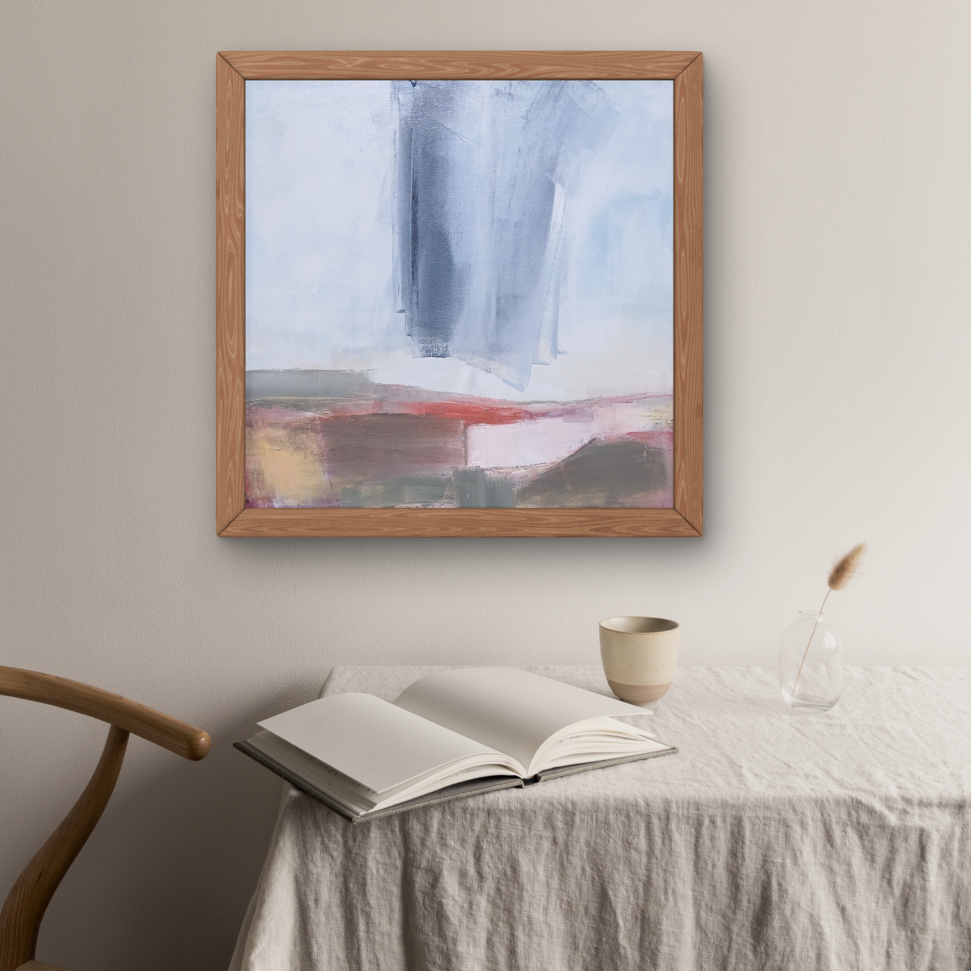 A Moment to Myself ~ An abstract expressionist landscape in oil