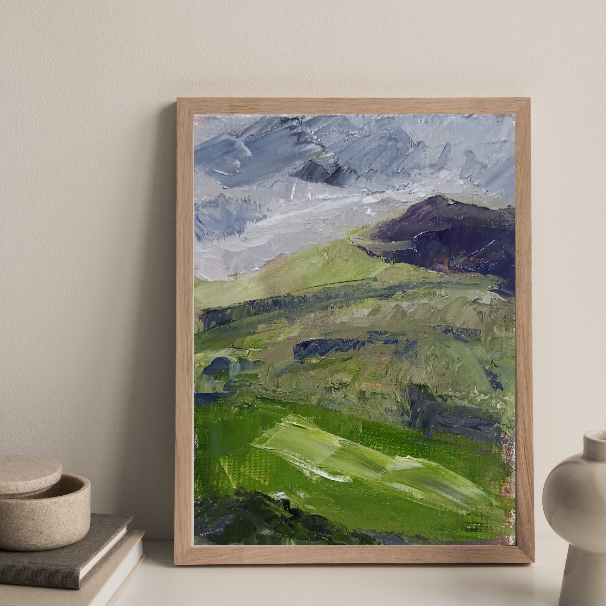 A Welsh Mountain Scene