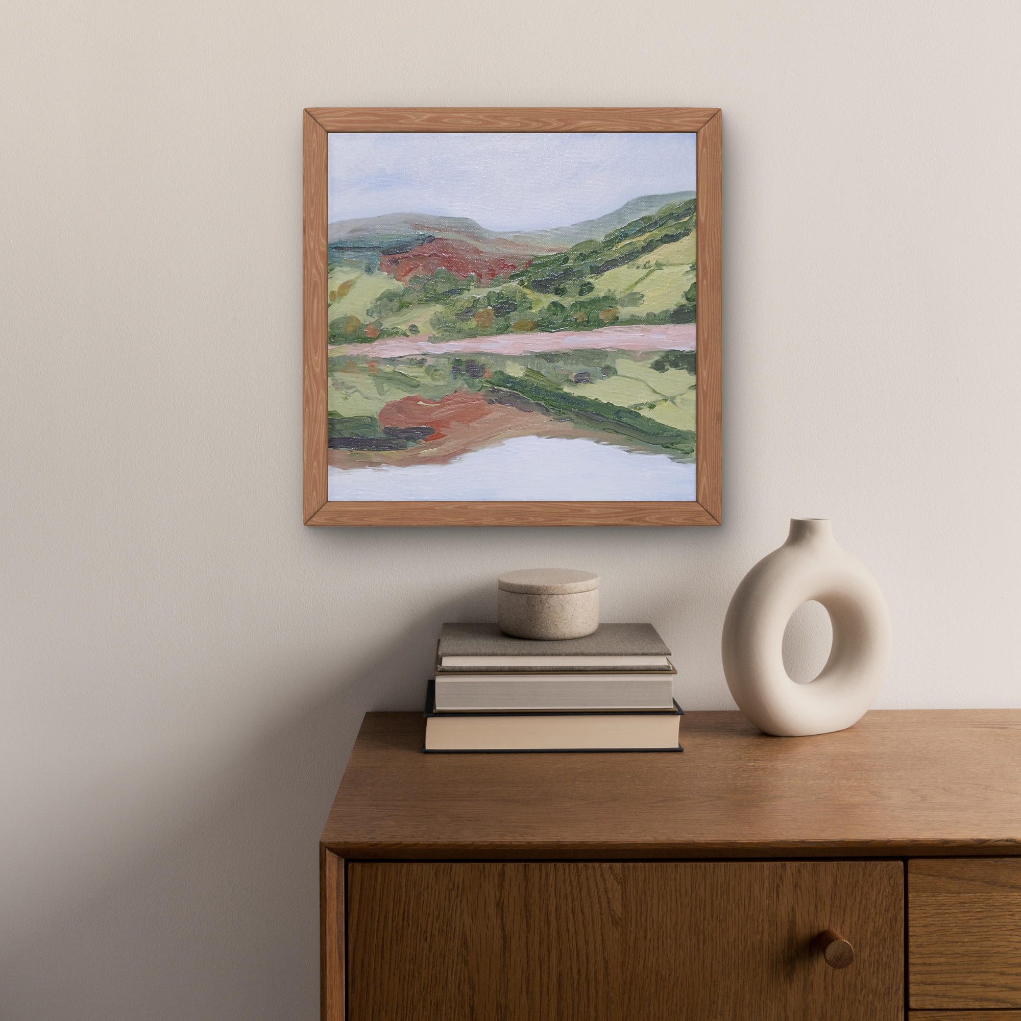Still Waters ~ an original welsh landscape painting in oil