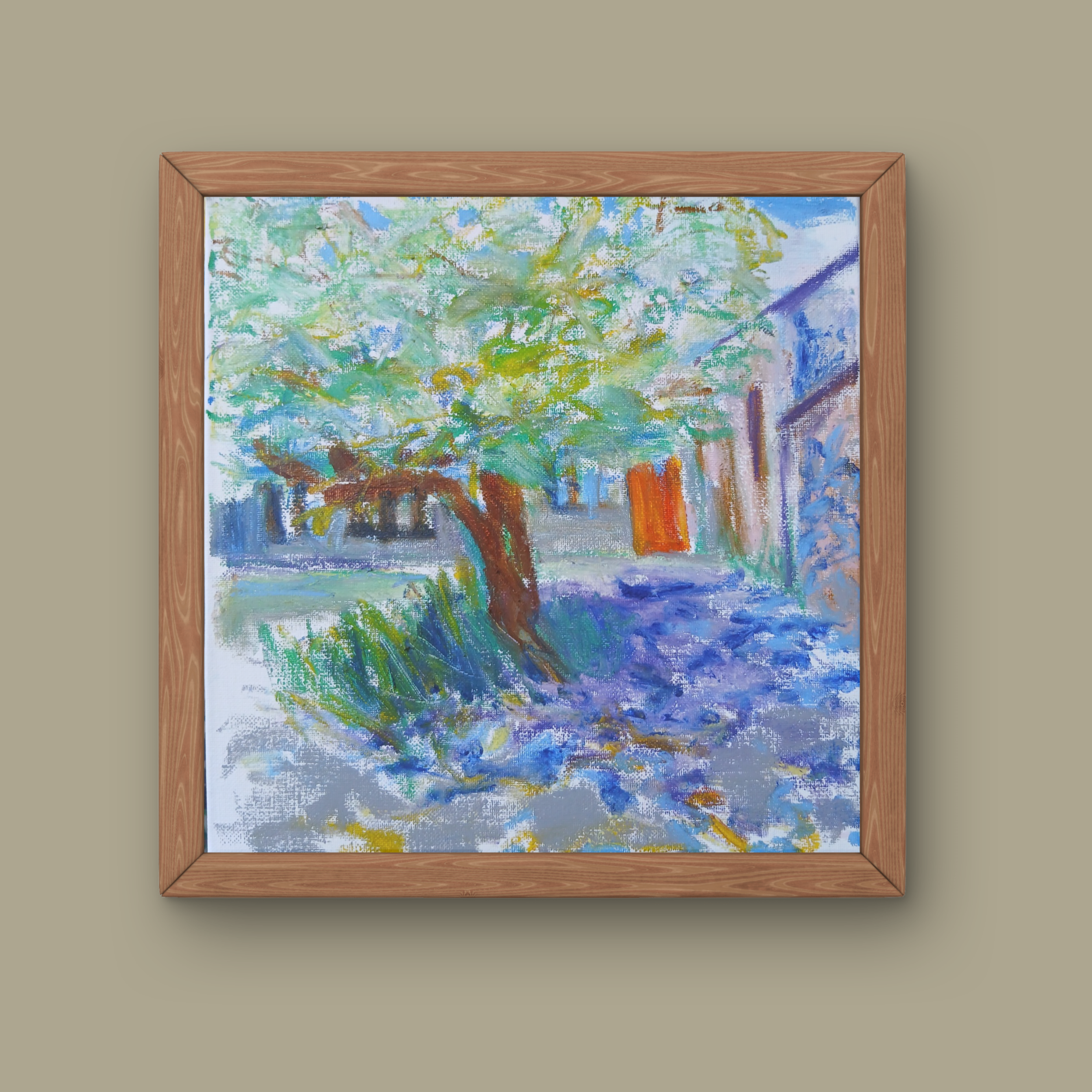Blossom Tree in the Courtyard