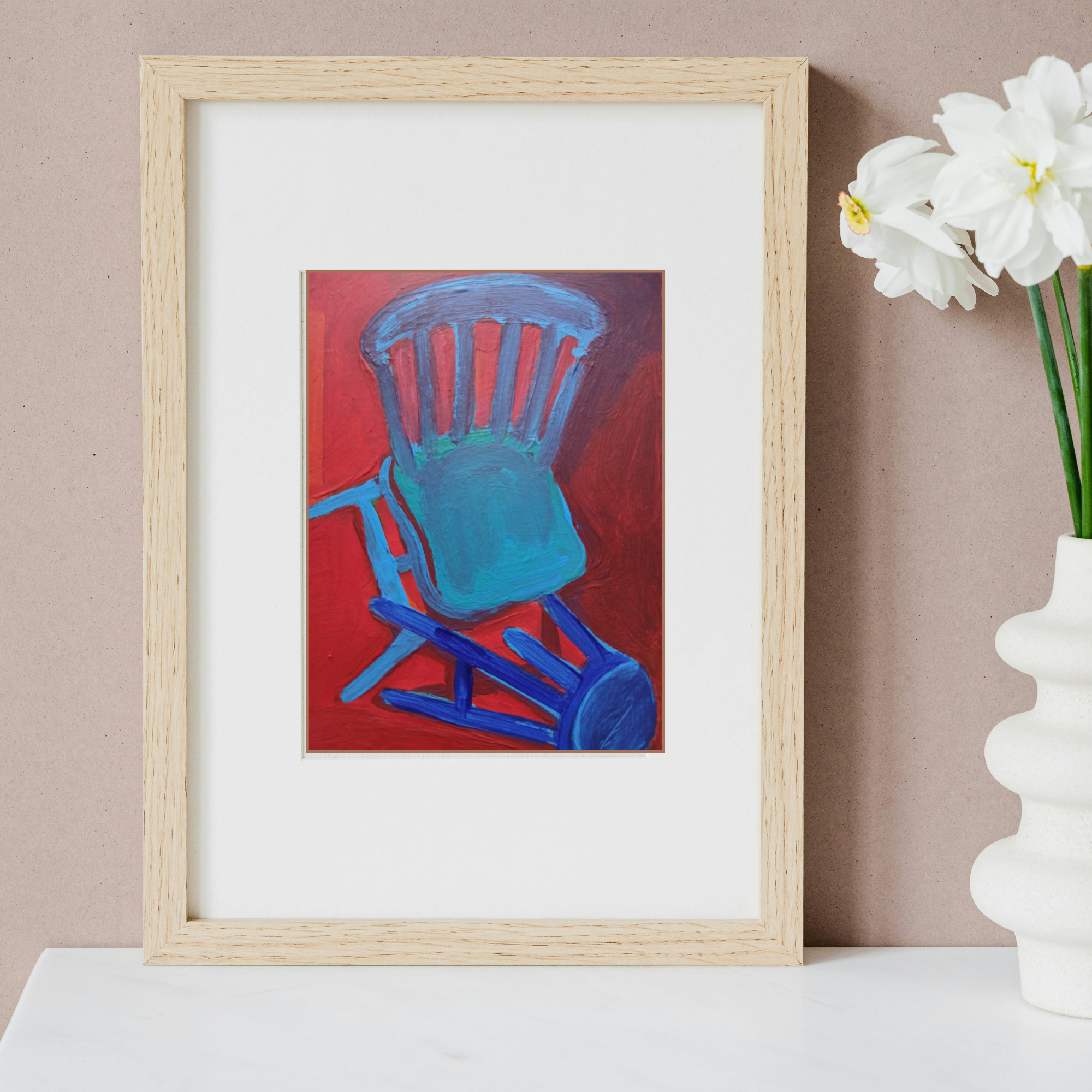 blue stool painting in acrylic on paper by the artist joanne headington2.png