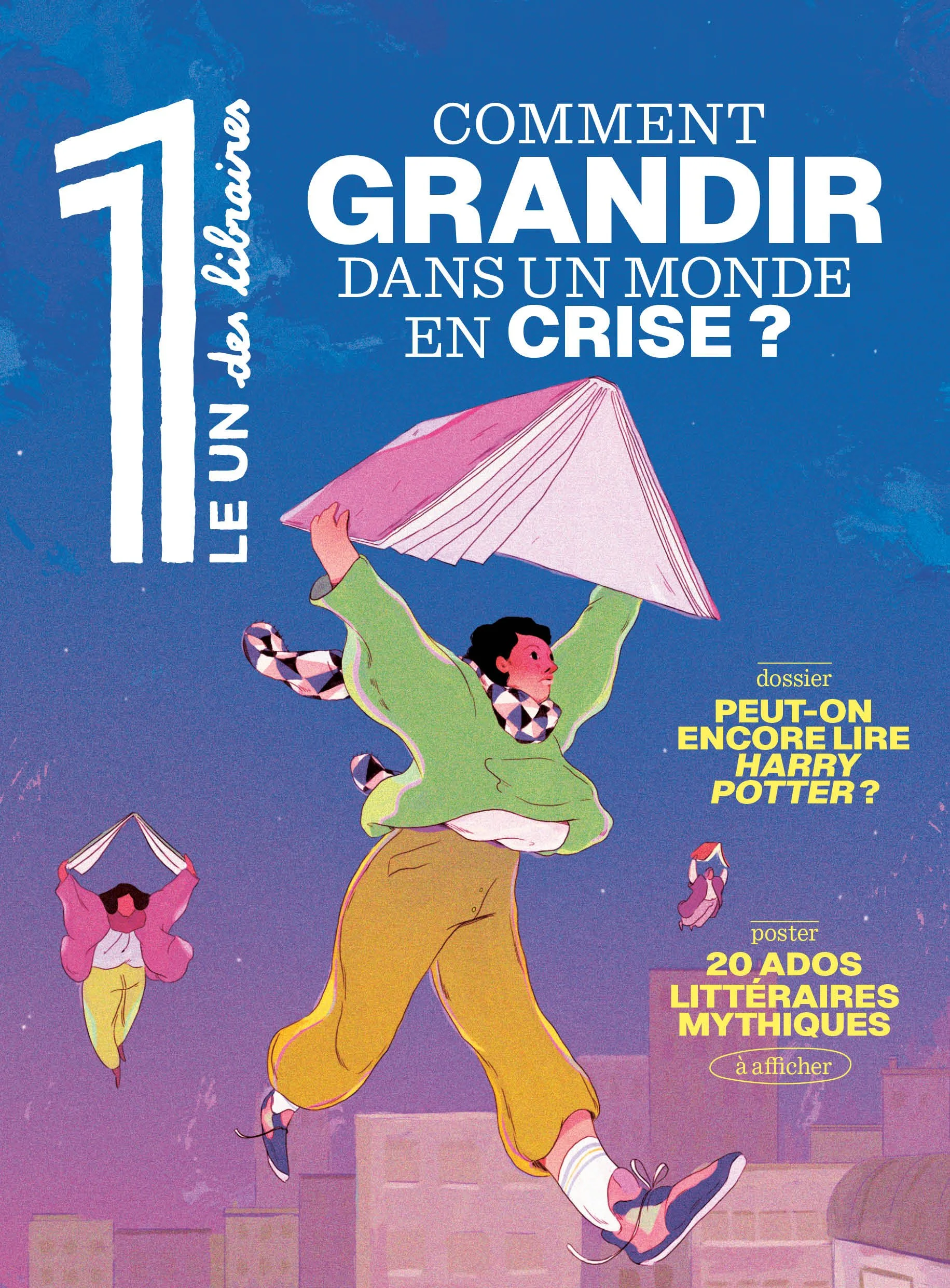 Couverture pour le numéro d'automne 2025. "Comment grandir dans un monde en crise?"
