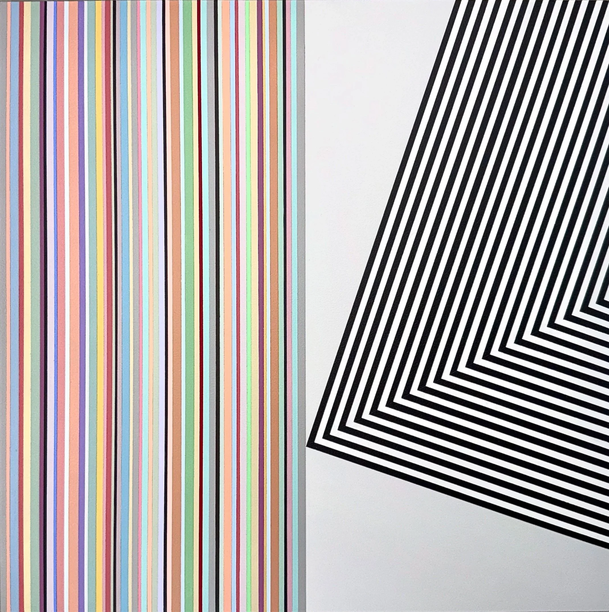 Contact, Framed, 13" X 13" X 2"