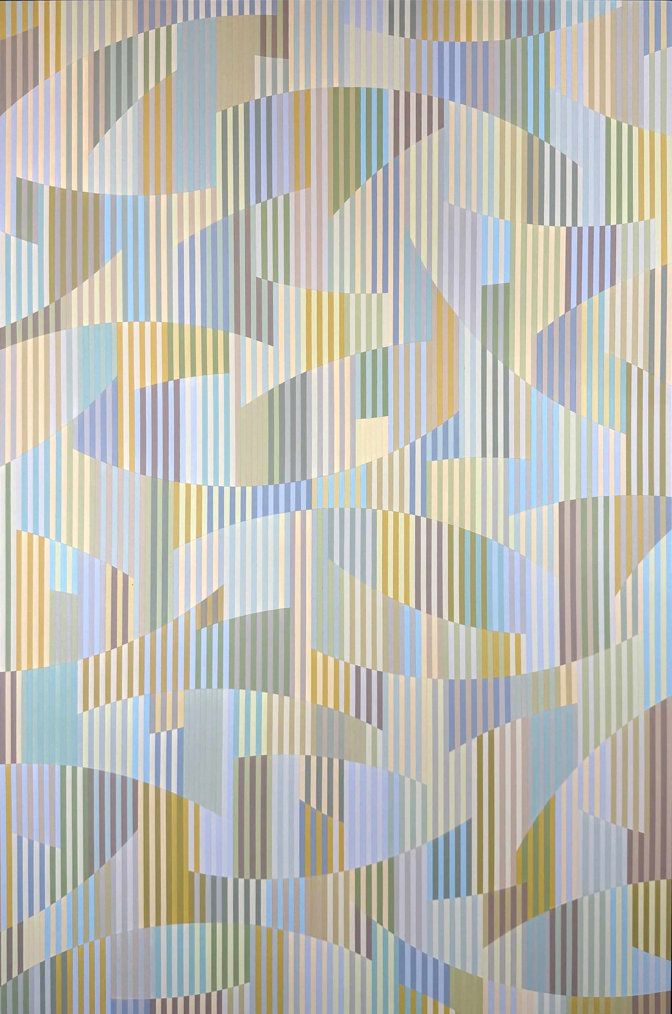 Interflow, Framed, 25-1/2" X 37-1/2" 