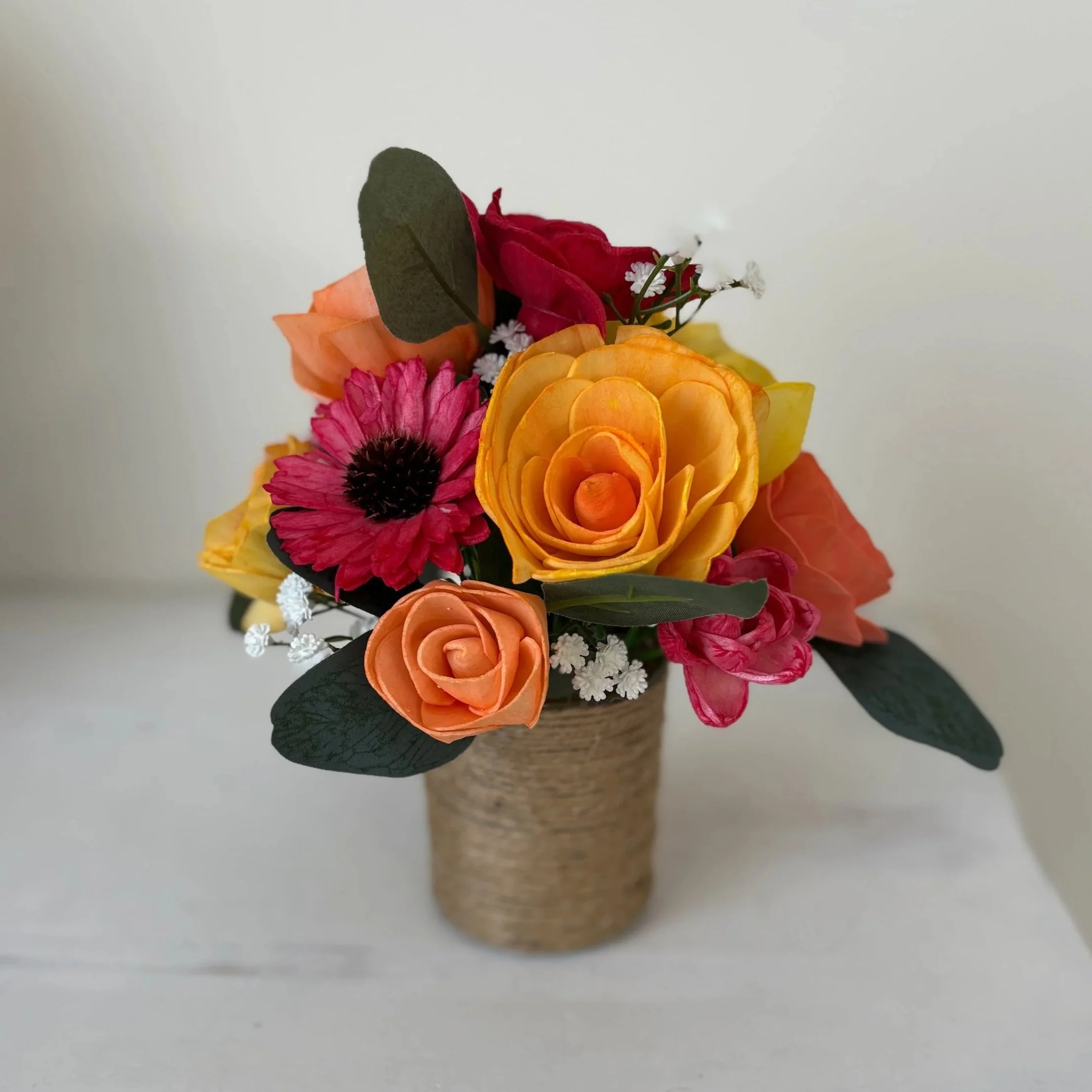 Sunburst Sola Wood Flower Arrangement