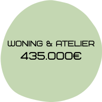 Woning met atelier