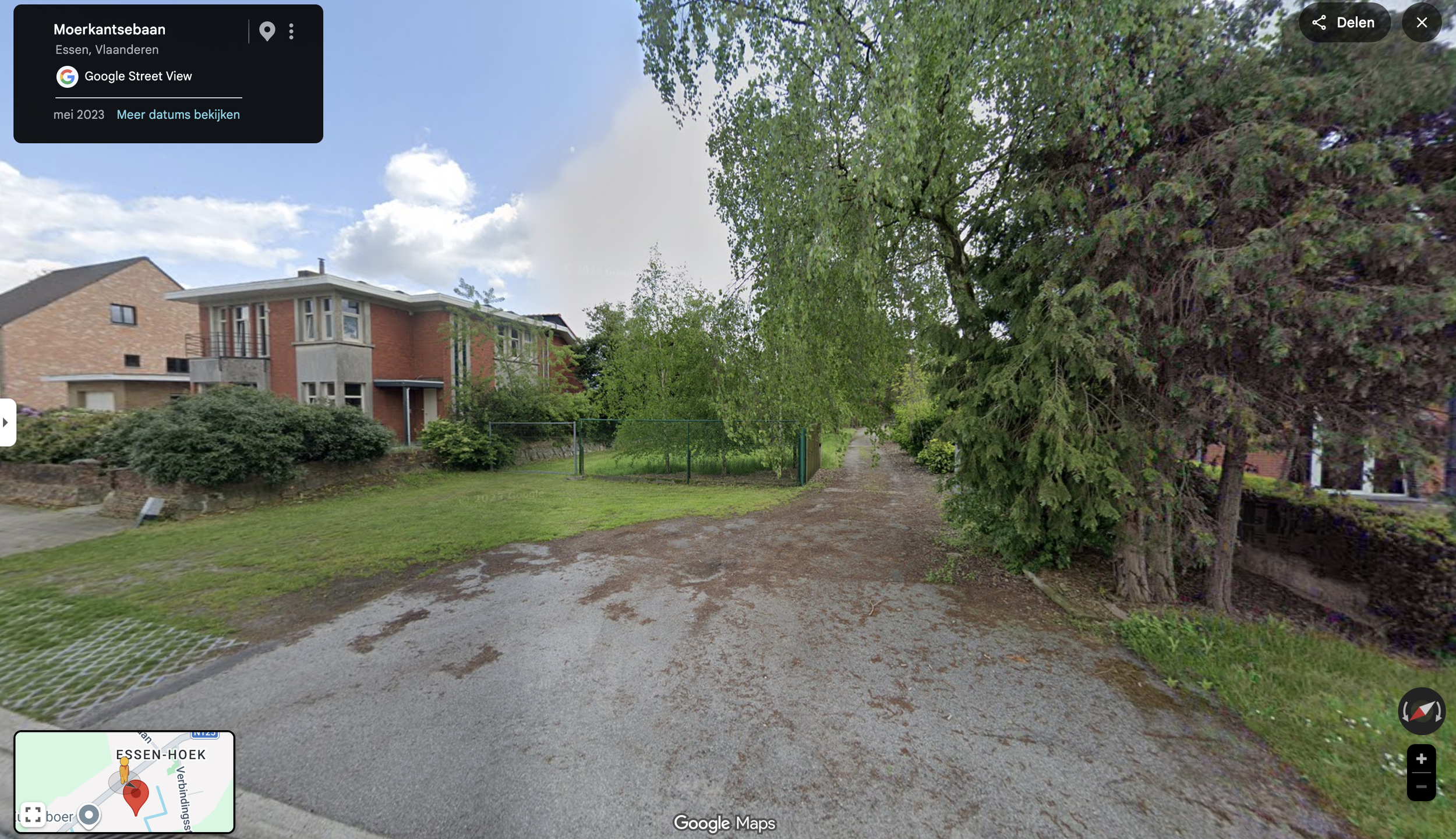 Moerkantsebaan 321, Essen, streetview