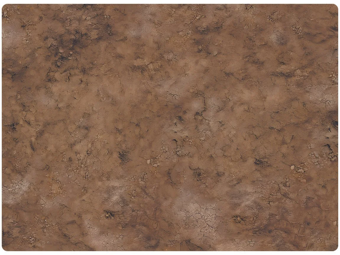 44"x60" Single Sided Barren Wasteland