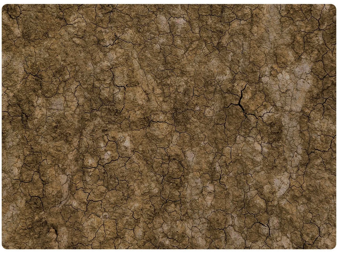 44"x60" Single Sided Shattered Earth