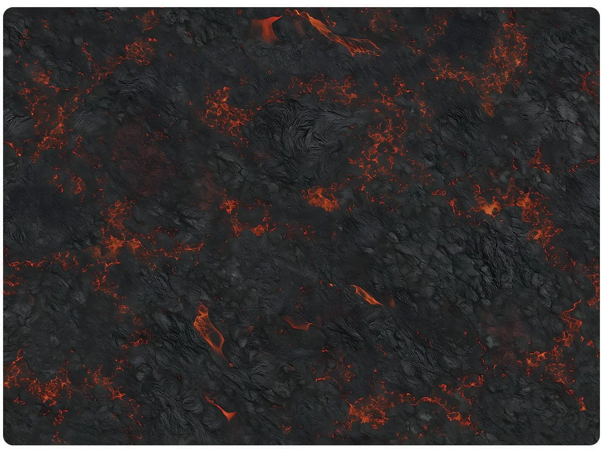 44"x60" Single Sided Lava