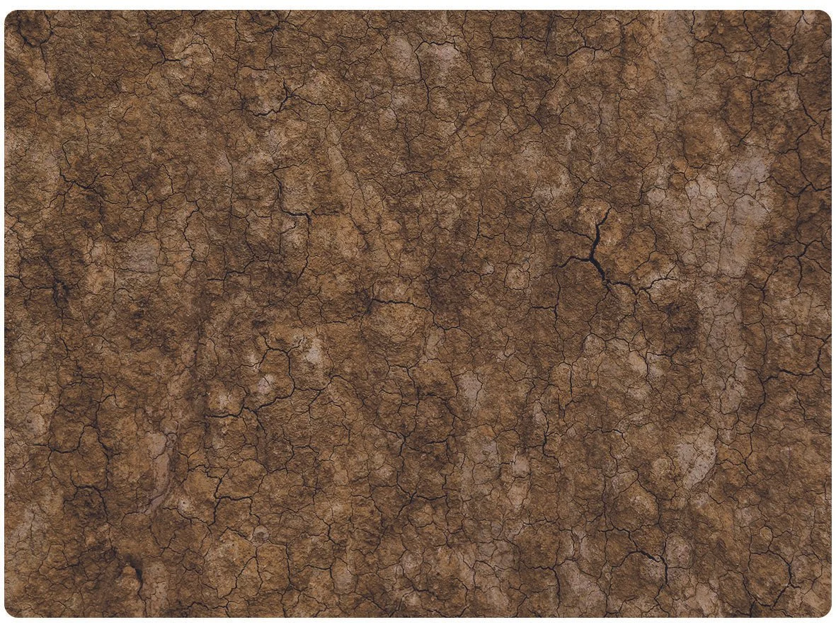 44"x60" Single Sided Shattered Earth