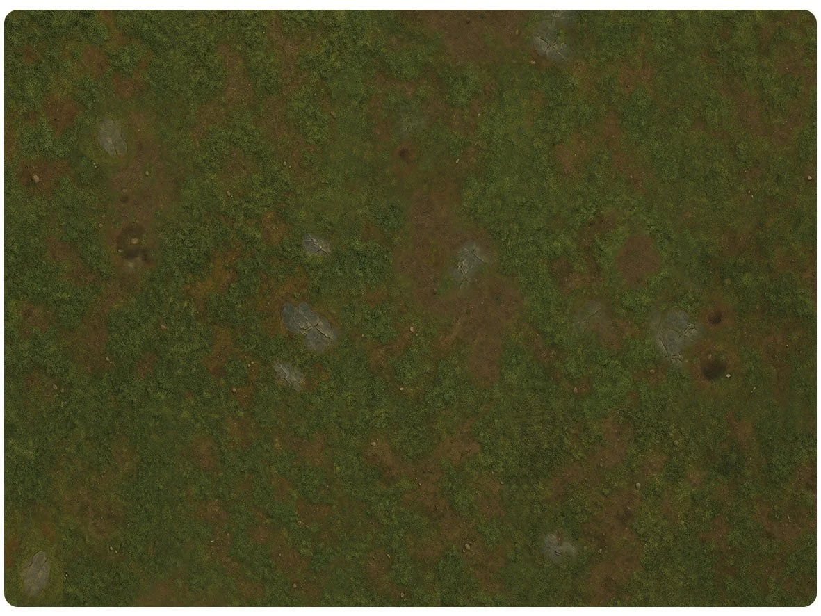 44"x60" Single Sided Forest