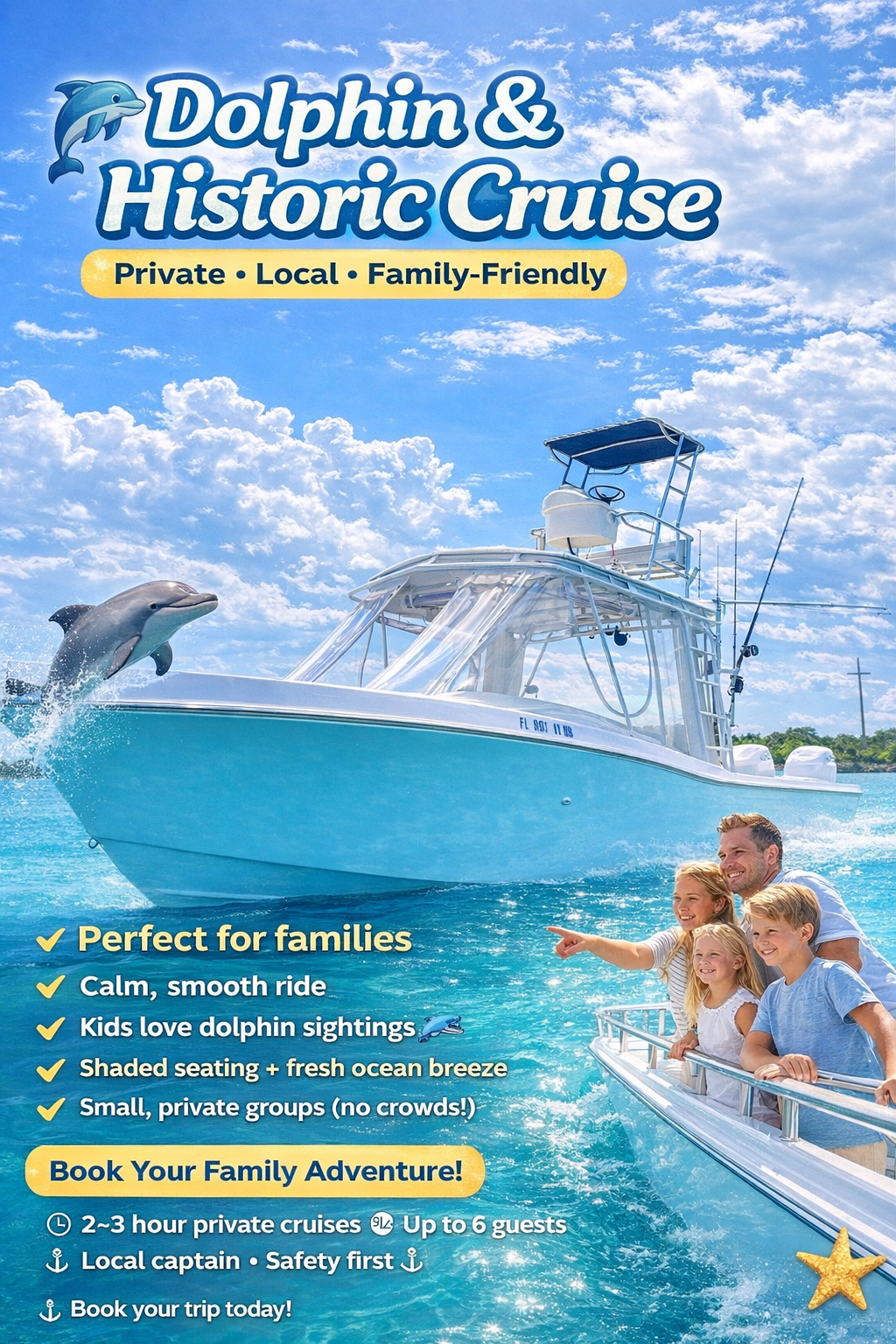 Historic & Dolphin Cruise