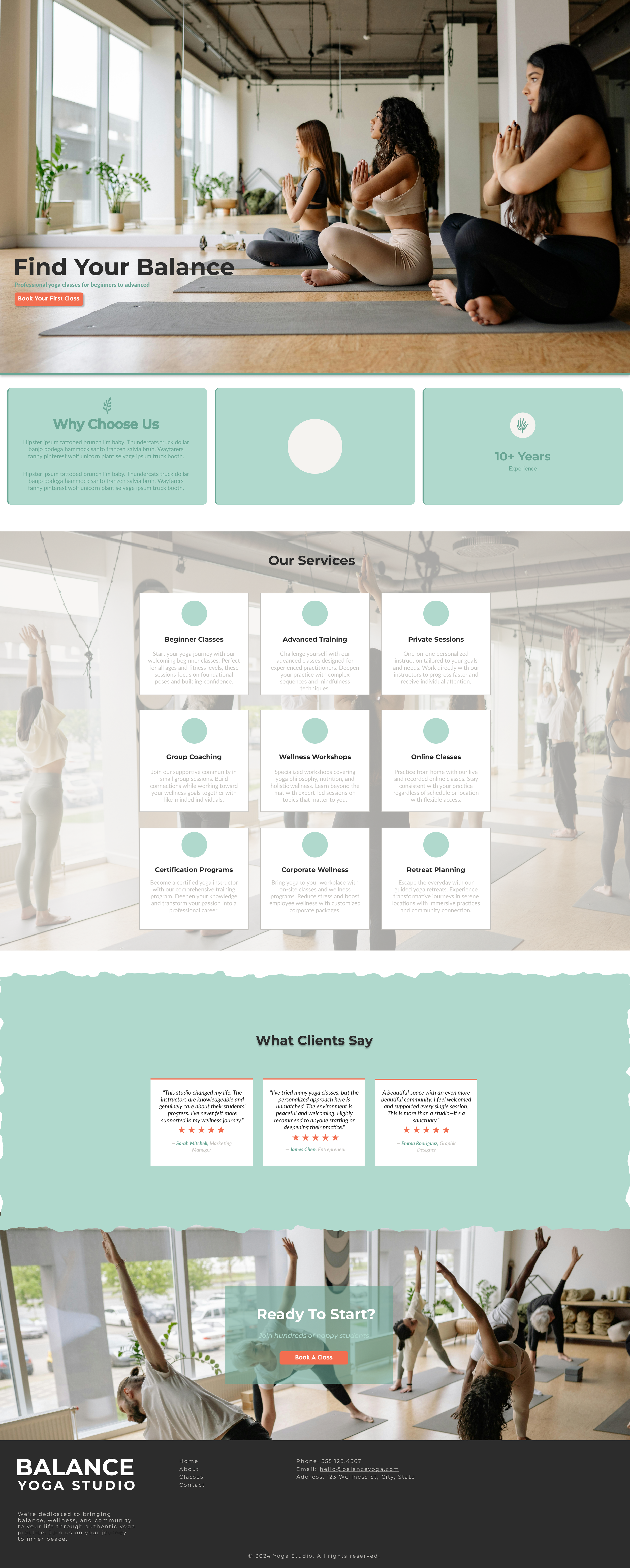 A group of women practicing yoga and meditation in a bright studio.