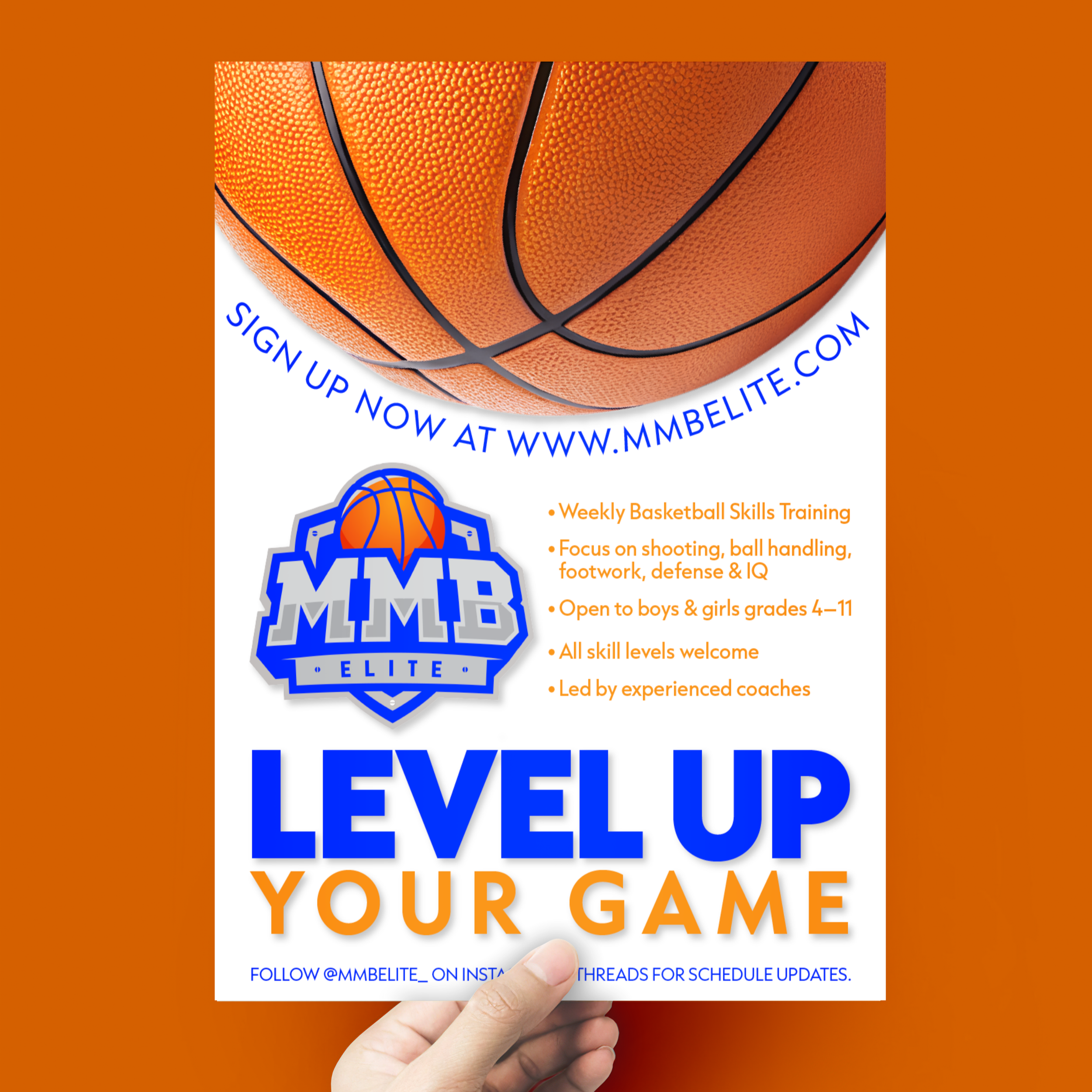 Basketball Tournament Poster - Youth sports marketing materials promoting community engagement