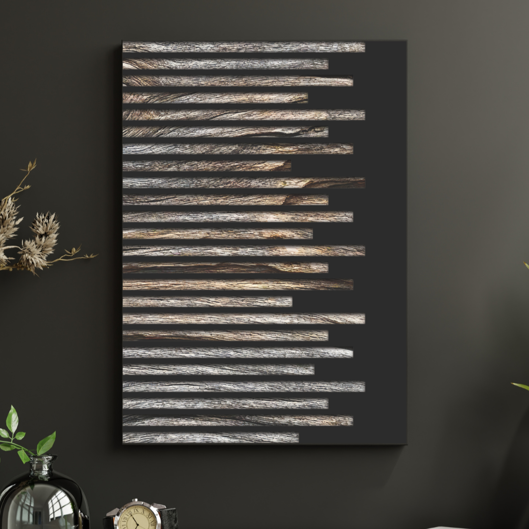 Minimalist Wall Art - Monochromatic composition exploring rhythm and repetition