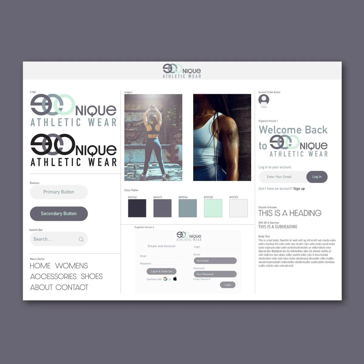 Econique Brand Foundation - Visual identity system developed for e-commerce redesign