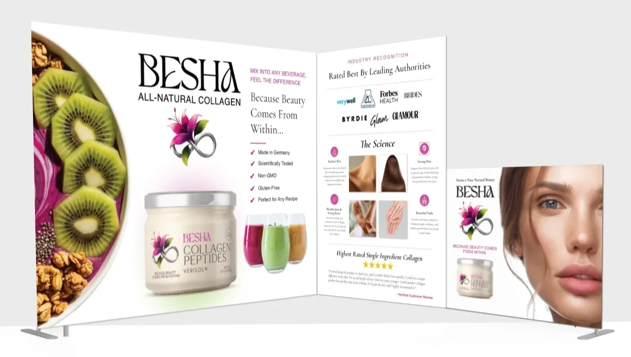 Besha Inc Expo Booth Mockup