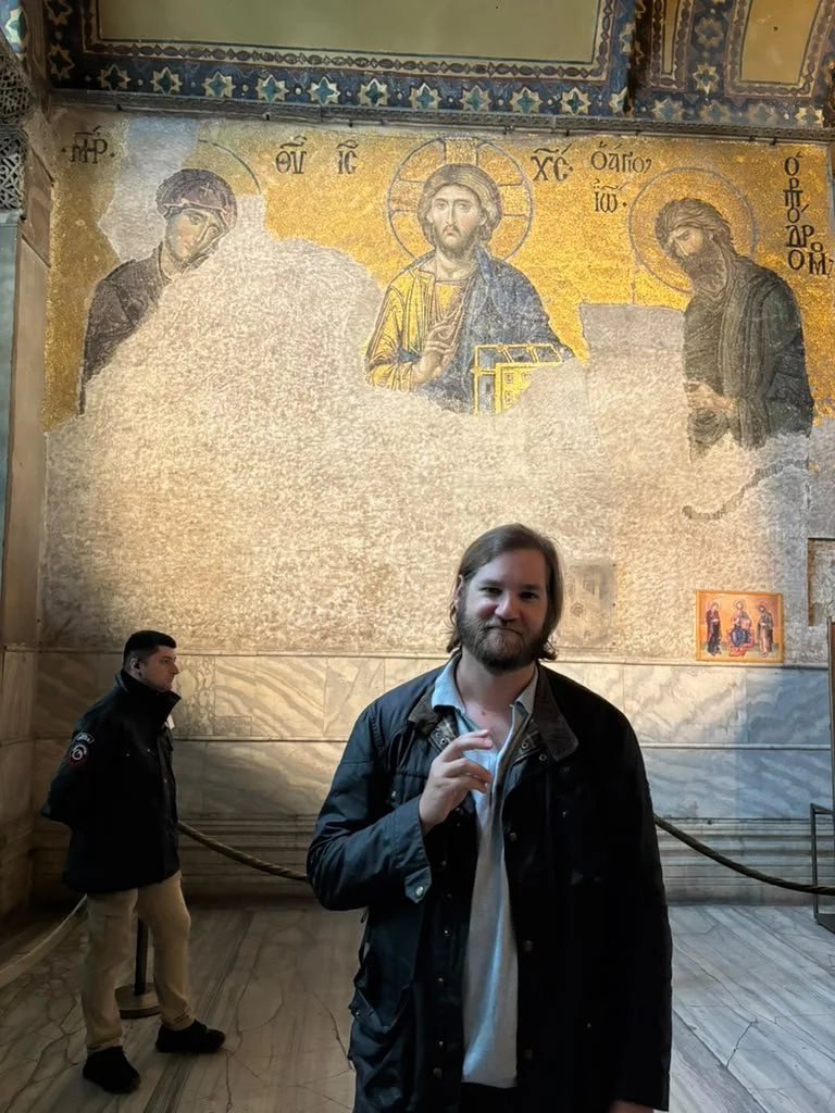 Charlie Pantocrator at the Hagia Sophia