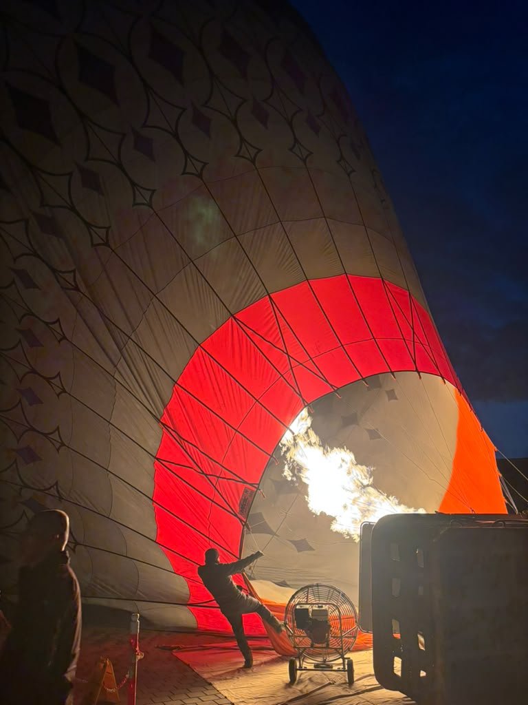Hot air balloon in Göreme!