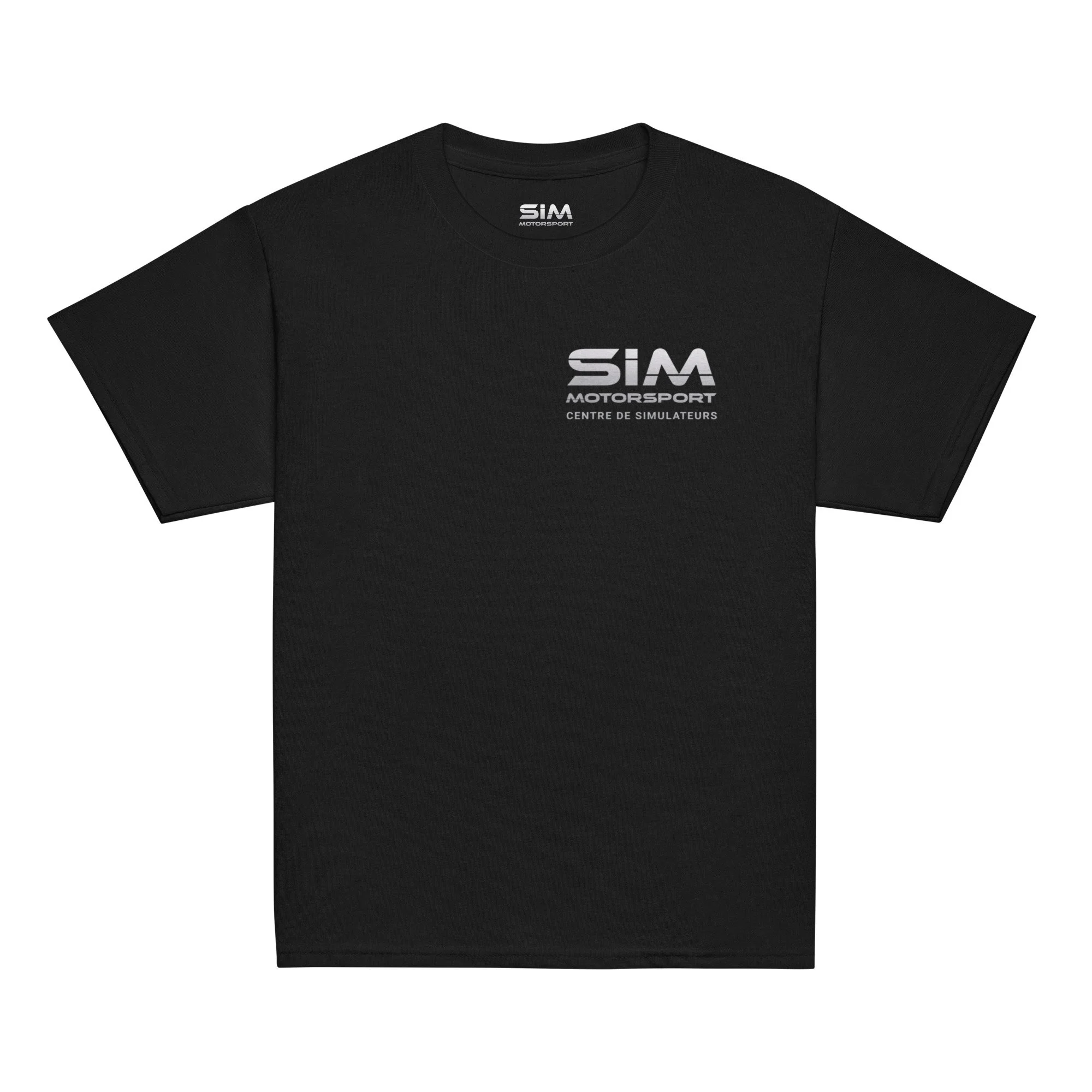 T-shirt officiel unisexe enfant  | SIM Motorsport – Signature Black