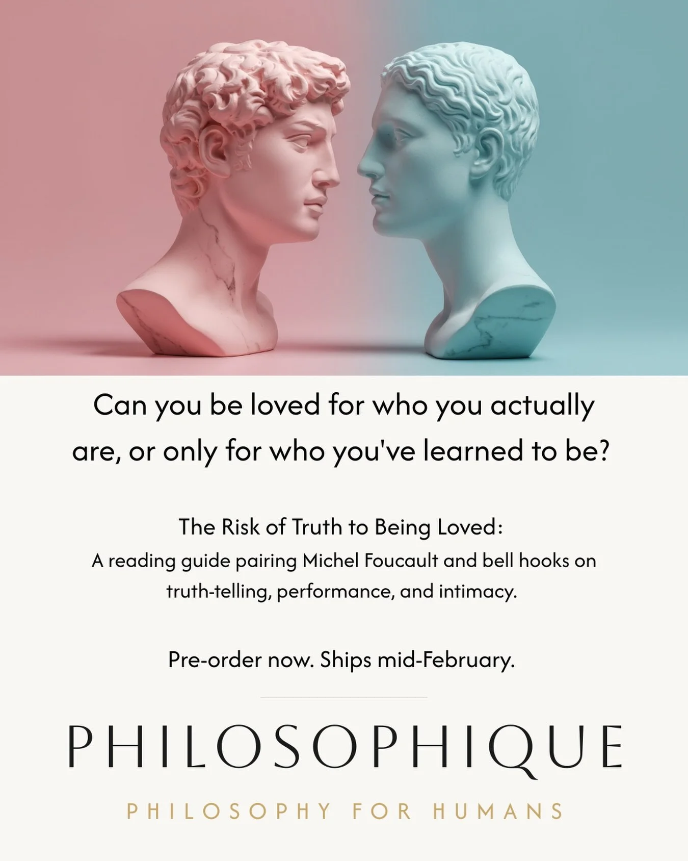 The central question that emerged was not whether I should speak the truth, but when, how, and at what cost.
And more quietly, whether love could survive the truths that mattered most.
Q1 2026: The Risk of Truth to Being Loved Michel Foucault &amp; b