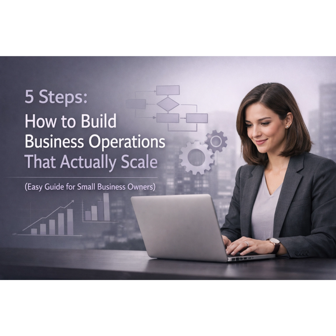 5 Steps: How to Build Business Operations That Actually Scale (Easy Guide for Small Business Owners)