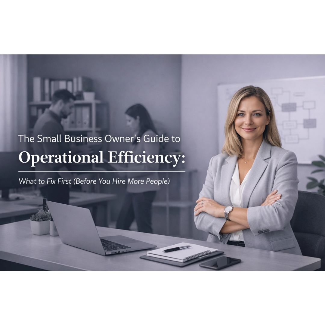 The Small Business Owner &amp; Guide to Operational Efficiency: What to Fix First (Before You Hire More People)