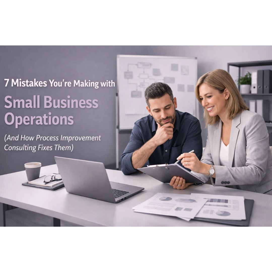 7 Mistakes You’re Making with Small Business Operations (And How Process Improvement Consulting Fixes Them)