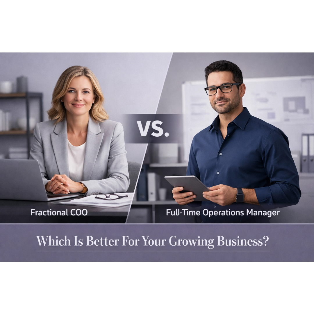 Fractional COO vs. Full-Time Operations Manager: Which Is Better For Your Growing Business?