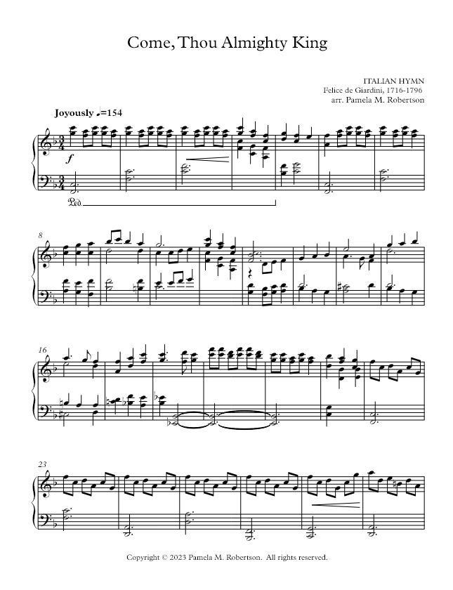 Come Thou Almight King