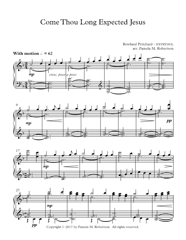 Come Thou Long Expected Jesus