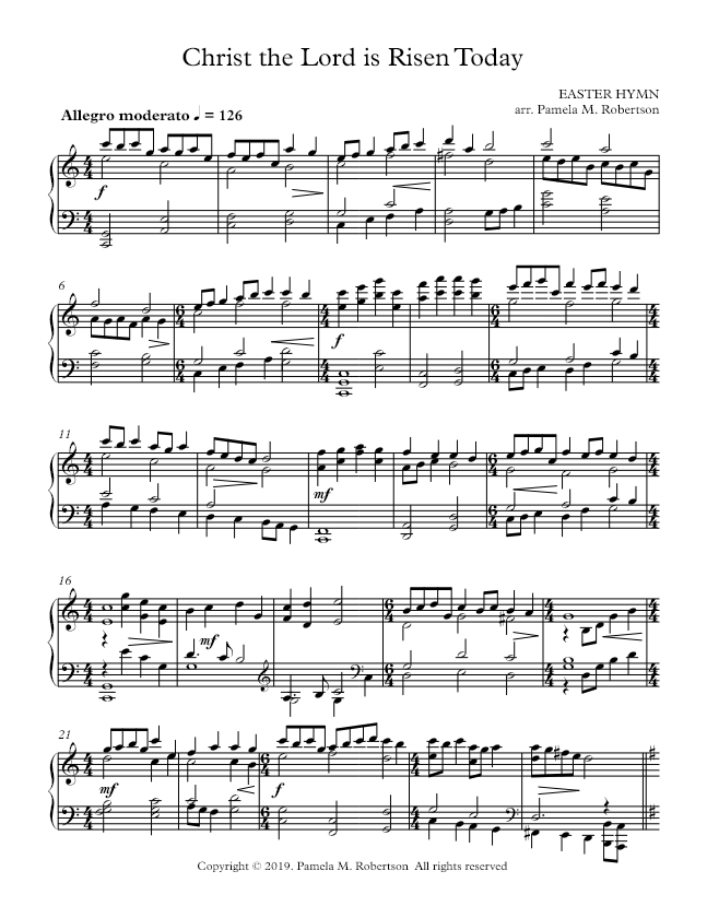 Christ the Lord is Risen Today