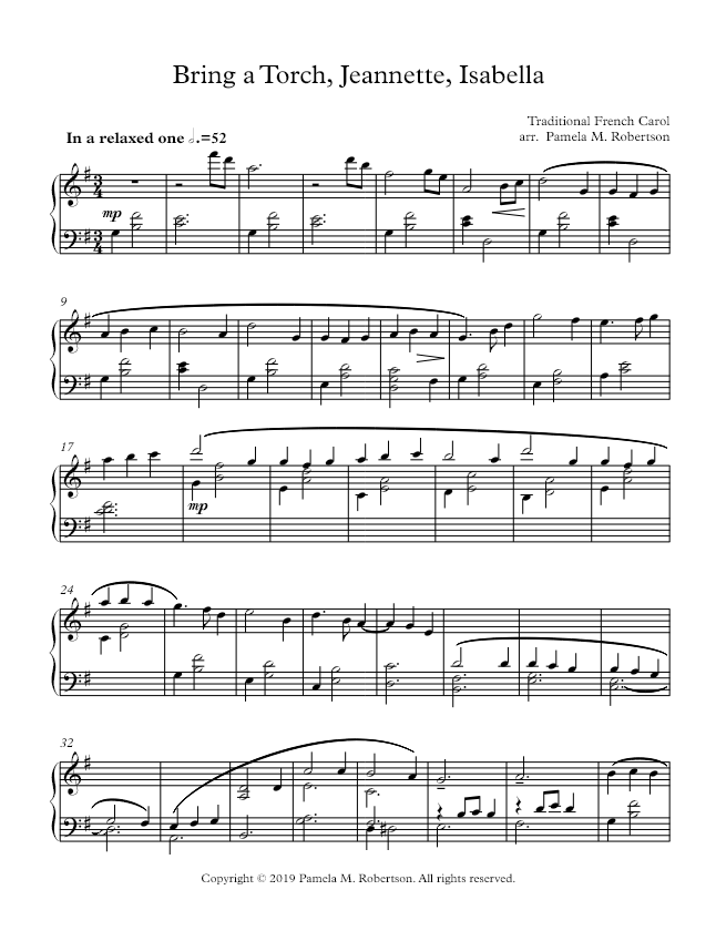 Bring a Torch Jeannette Isabella