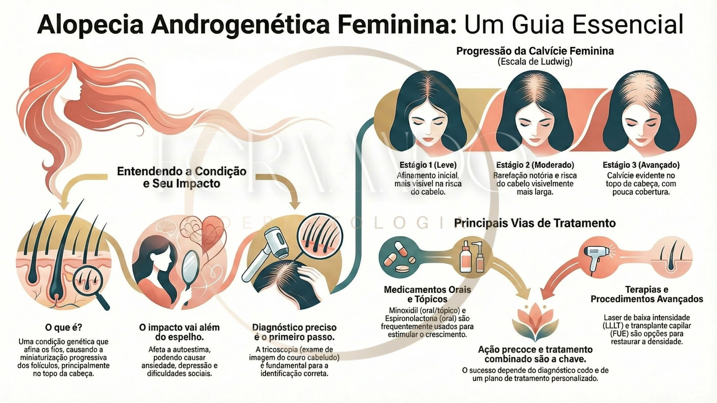 Alopecia Androgenética Feminina: Um Guia Essencial.